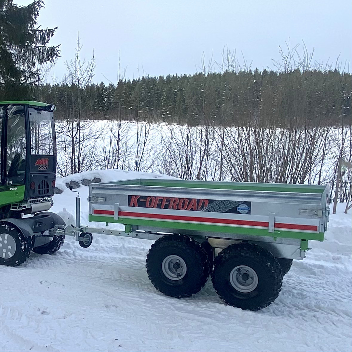 K-offroad boggivagn till Avant