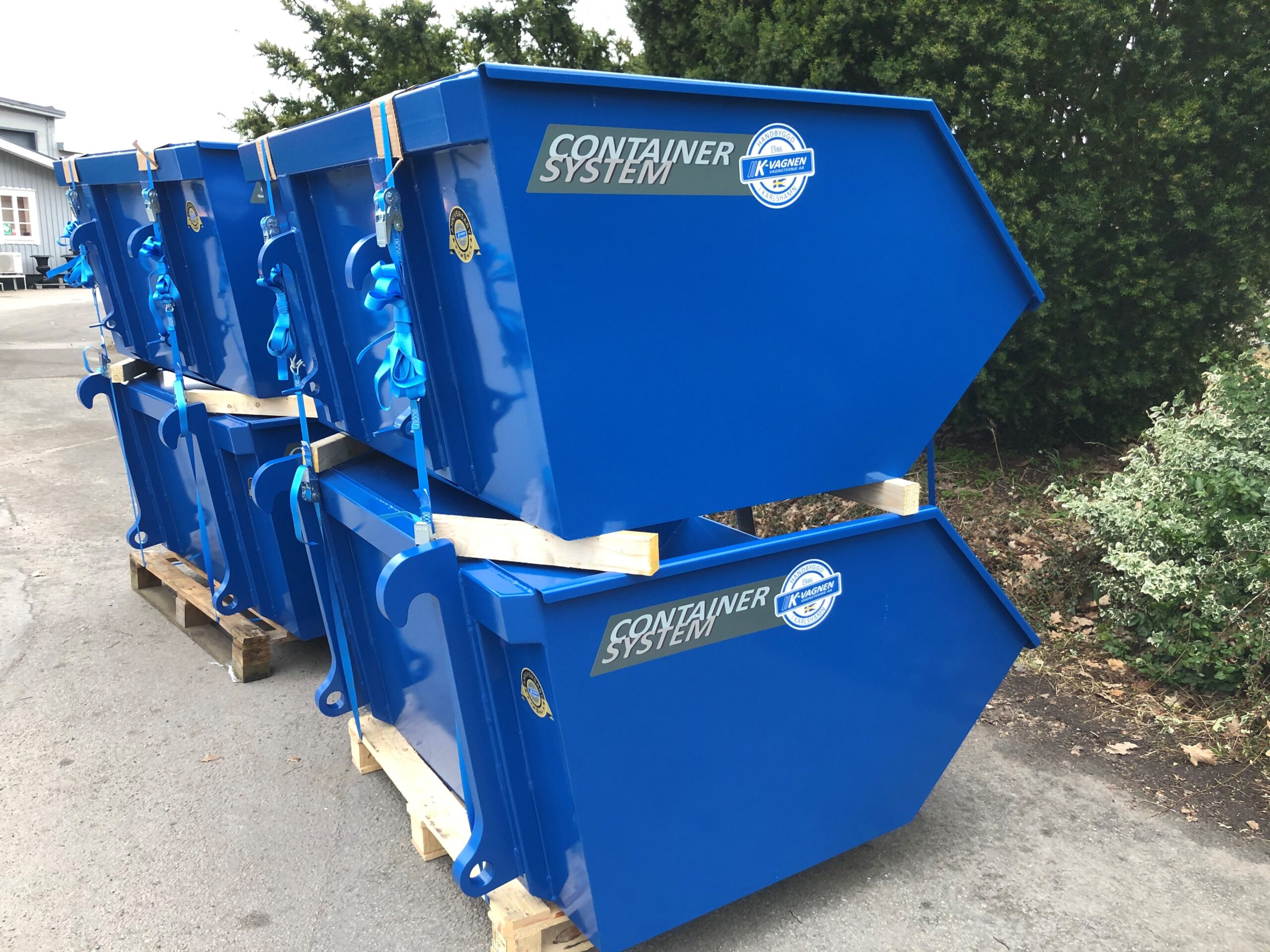 Leverans av containers
